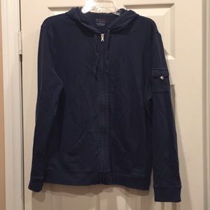 New York & Company cotton zippered hoodie